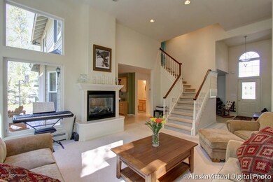looking upstairs &  to the front door