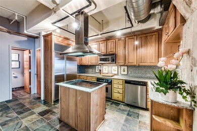 Beautiful kitchen with stainless steel appliances