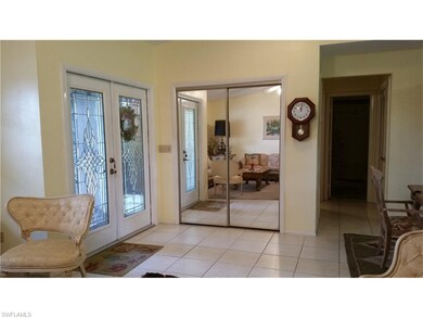 Foyer with large closet