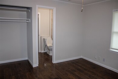 Bedroom 1 view to bathroom entry