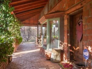 Front porch leading to main house entry