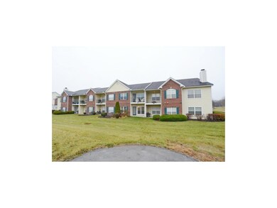 View of the back of Building 25  Unit 25 D is the 