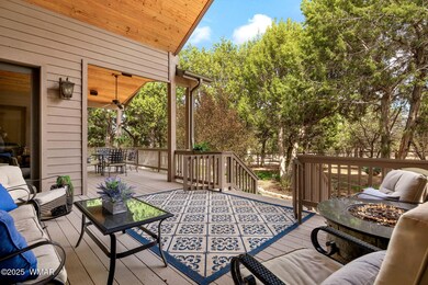 Huge covered extended back deck