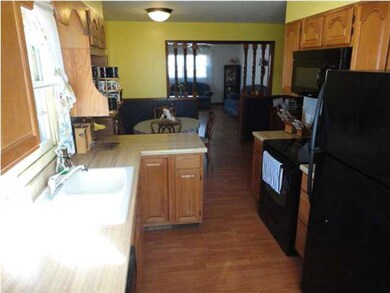 Updated kitchen with newer appliances.