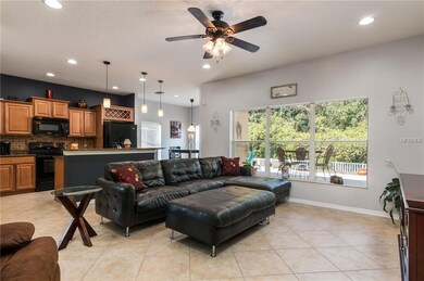 View of Great Room through to kitchen.