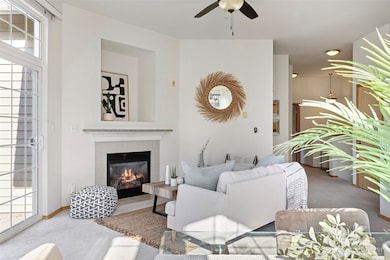 TV hookups are behind the art/above fireplace