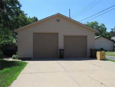 Garage has 8' and 9' doors