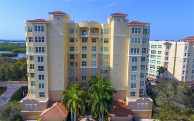 Building exterior with hurricane impact windows