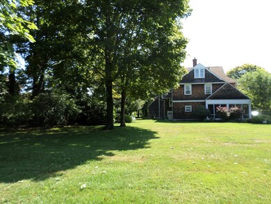 Mature Trees grace the side yard