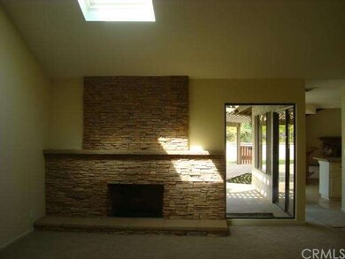 Family Room Stacked Fireplace