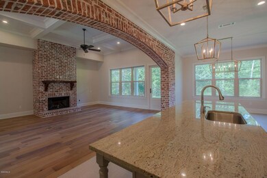 Brick Arch from Kitchen