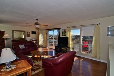 living room with great views