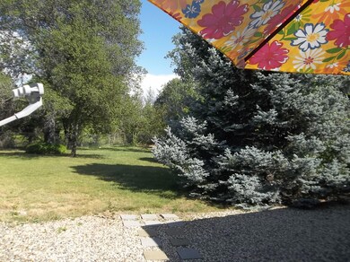 lawn area off patio maintained by park