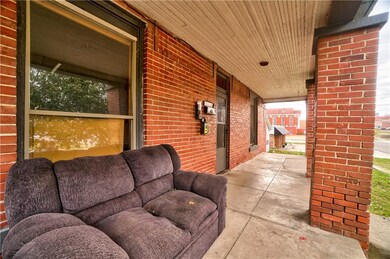Front porch, looking south