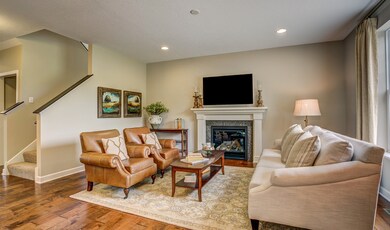 Cozy family room with optional fireplace