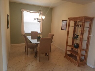 Large, bright dining area is conveniently located 