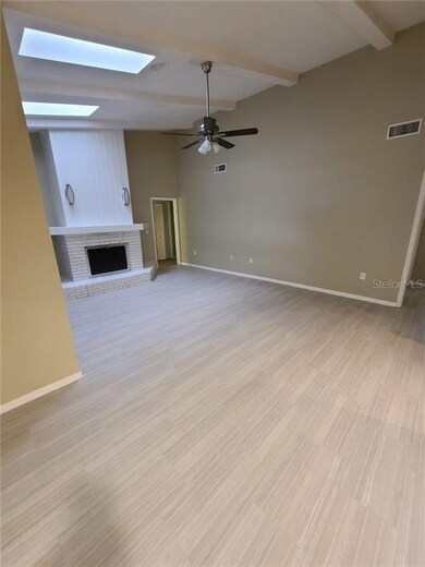 kitchen eating space looking at family room