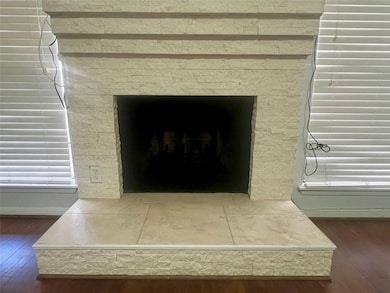 Stone Fireplace