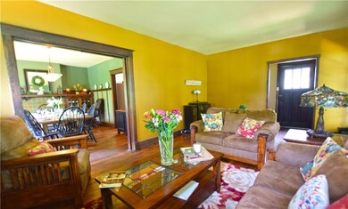 The living room is also large and great for game n