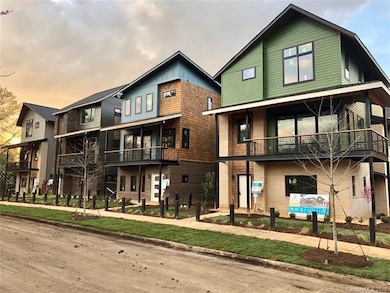 Phase 1 of Atlas fronting on Charles Ave - house plan for this home is represented here (2nd from the left)