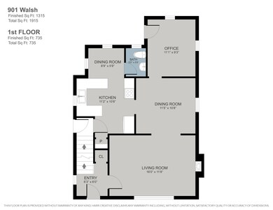 901 Walsh 1st FLoor