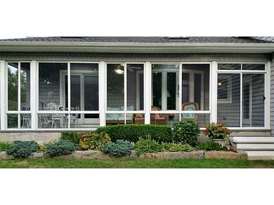Exterior Back. SUN PORCH,STONE FLOOR,CEDAR CEILING
