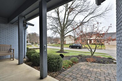 Covered front porch