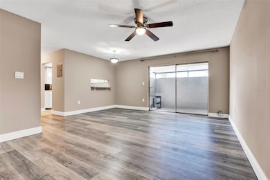 living area open to covered porch