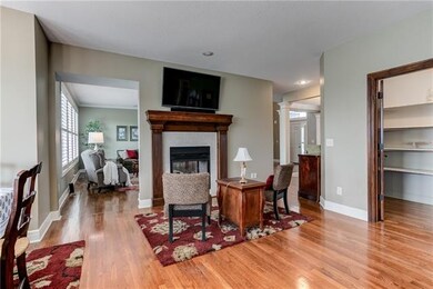 Hearth Area with See-Thru Fireplace included in th