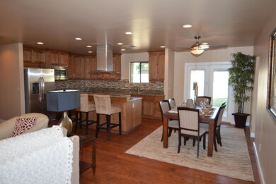 Great Room, Kitchen and Dining