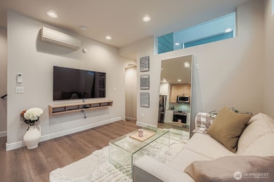 Spacious living room for entertaining