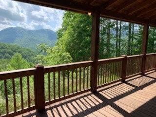 Stunning front porch view!