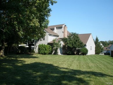 Large back yard.
