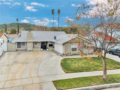 Front View of house with Ample RV Parking and Hookups!
