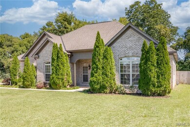 Beautiful landscaping and lush grass.
