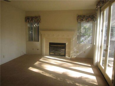 Family room off kitchen with french doors to back 