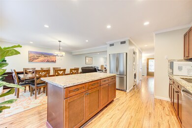Open concept kitchen with dinning area