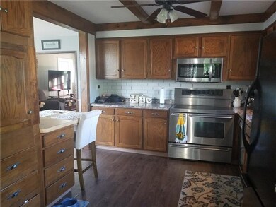 Kitchen w/ double convection ovem