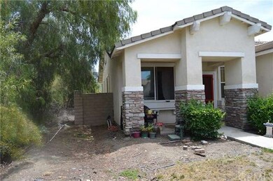 Side view of the house.