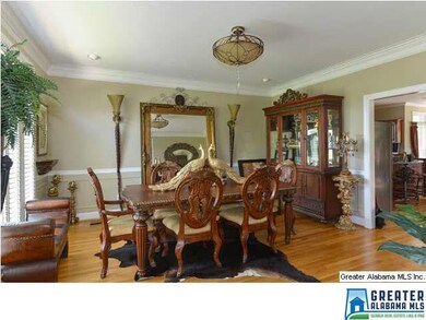 Dining room off the front entry foyer