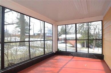 Enclosed front porch