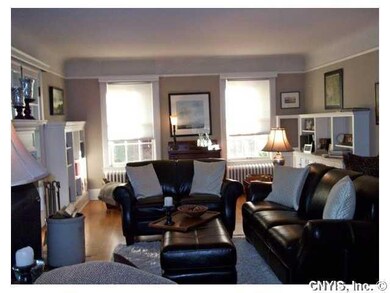 Living Room. The LR is  the full width of the hous
