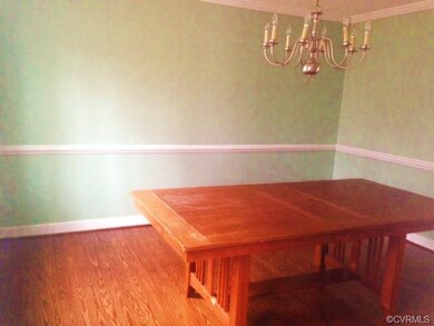 Formal Dining Room with Chair Rail, and Crown Mold