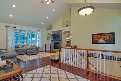 Stairs and Living Room