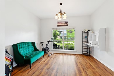 Dining room being used as a reading room