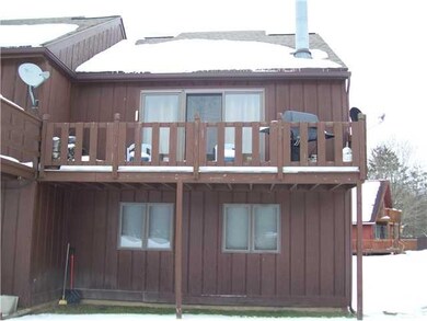 Exterior Back. The grill is included.