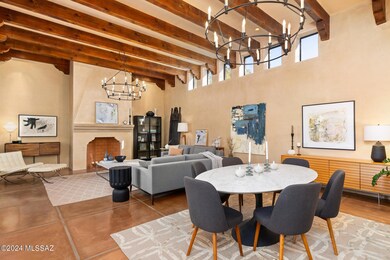 Abundant natural light + custom lighting