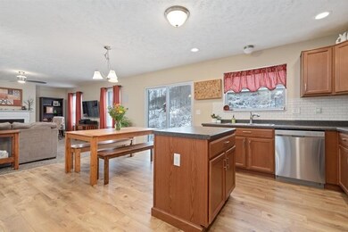 Enjoy the open concept and access to back yard and
