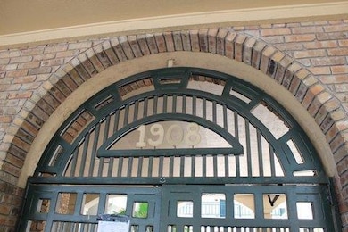 Exterior details with a gate