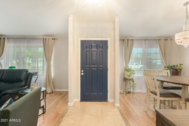 the front door